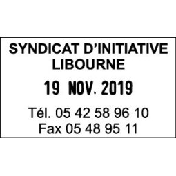 Timbre Dateur Trodat Metal Line 5440