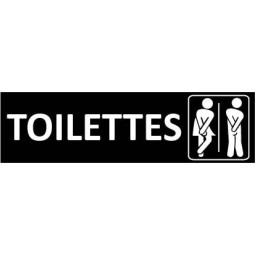 Gravure Toilettes Mixte