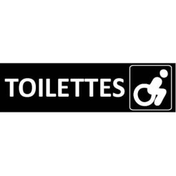 Gravure Toilettes Handicapé