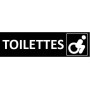 Gravure Toilettes Handicapé