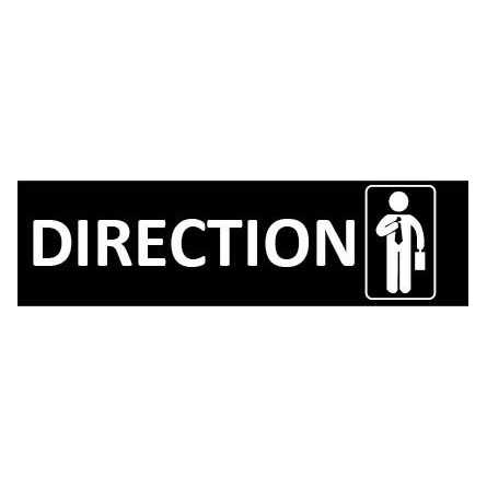 Plaque de porte-Direction PVC Grave-Tampon en Ligne