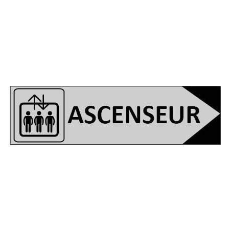 Signalétique Ascenseur Flèche à droite