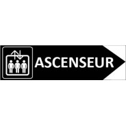 Signalétique Ascenseur Flèche à droite