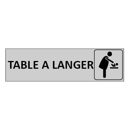 Signalétique Table à langer