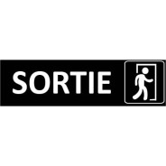 Signalétique Sortie