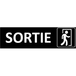 Signalétique Sortie