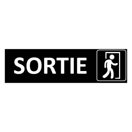 Signalétique Sortie