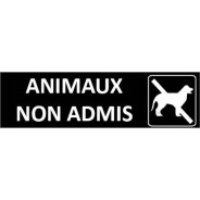 Signalétique Animaux non admis