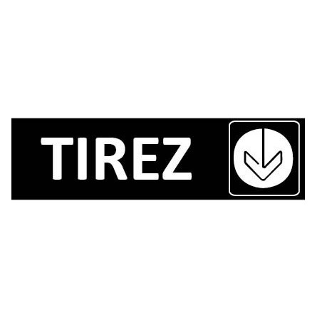 Signalétique Tirez