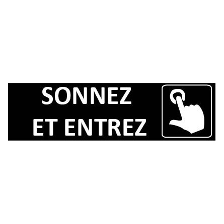 Signalétique Sonnez et Entrez