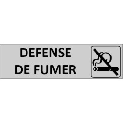 Signalétique Defense de fumer