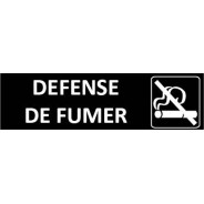 Signalétique Defense de fumer