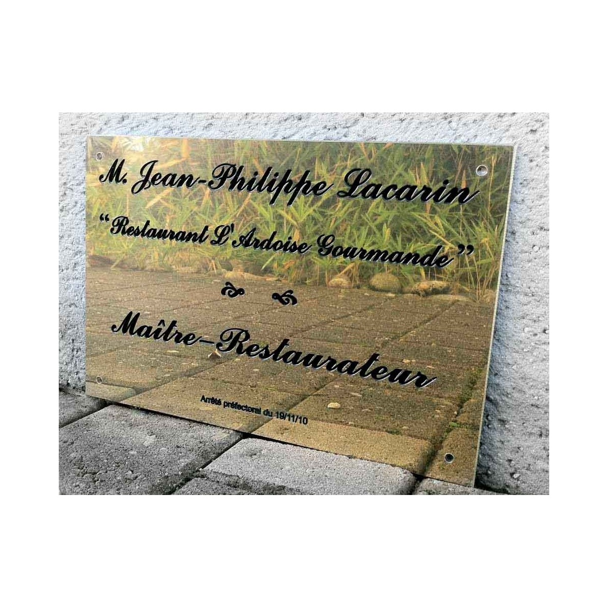 Plaque Maitre Restaurateur