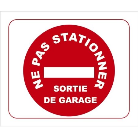 Panneau signalétique extérieur Parking - Stationnement