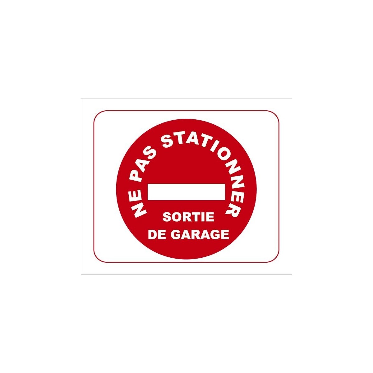 Panneau signalétique extérieur Parking - Stationnement