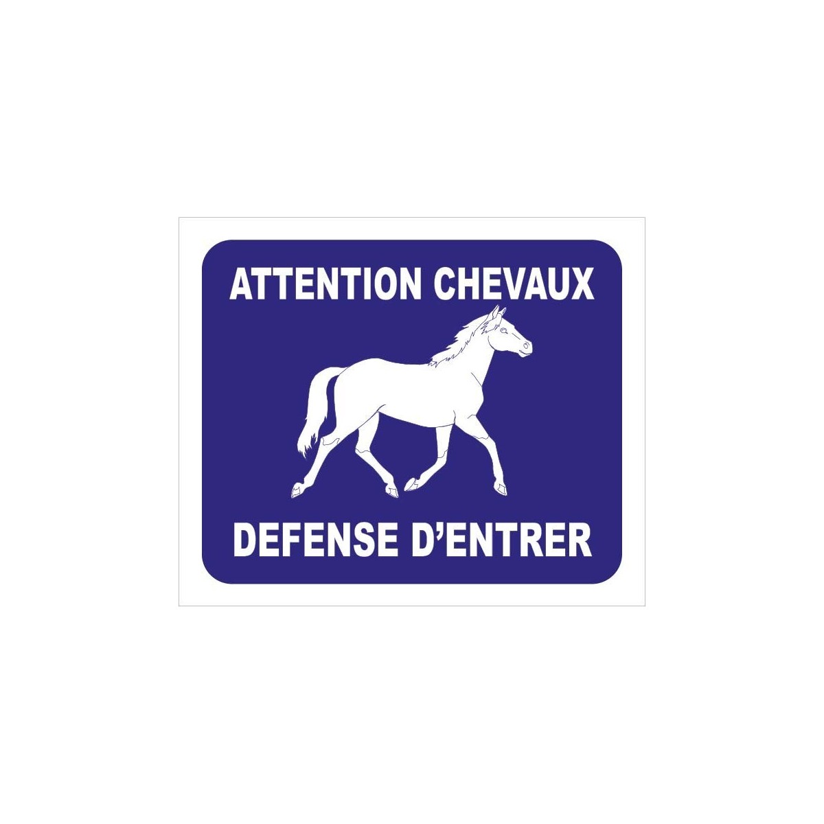 Panneau Animaux - Signalétique extérieure