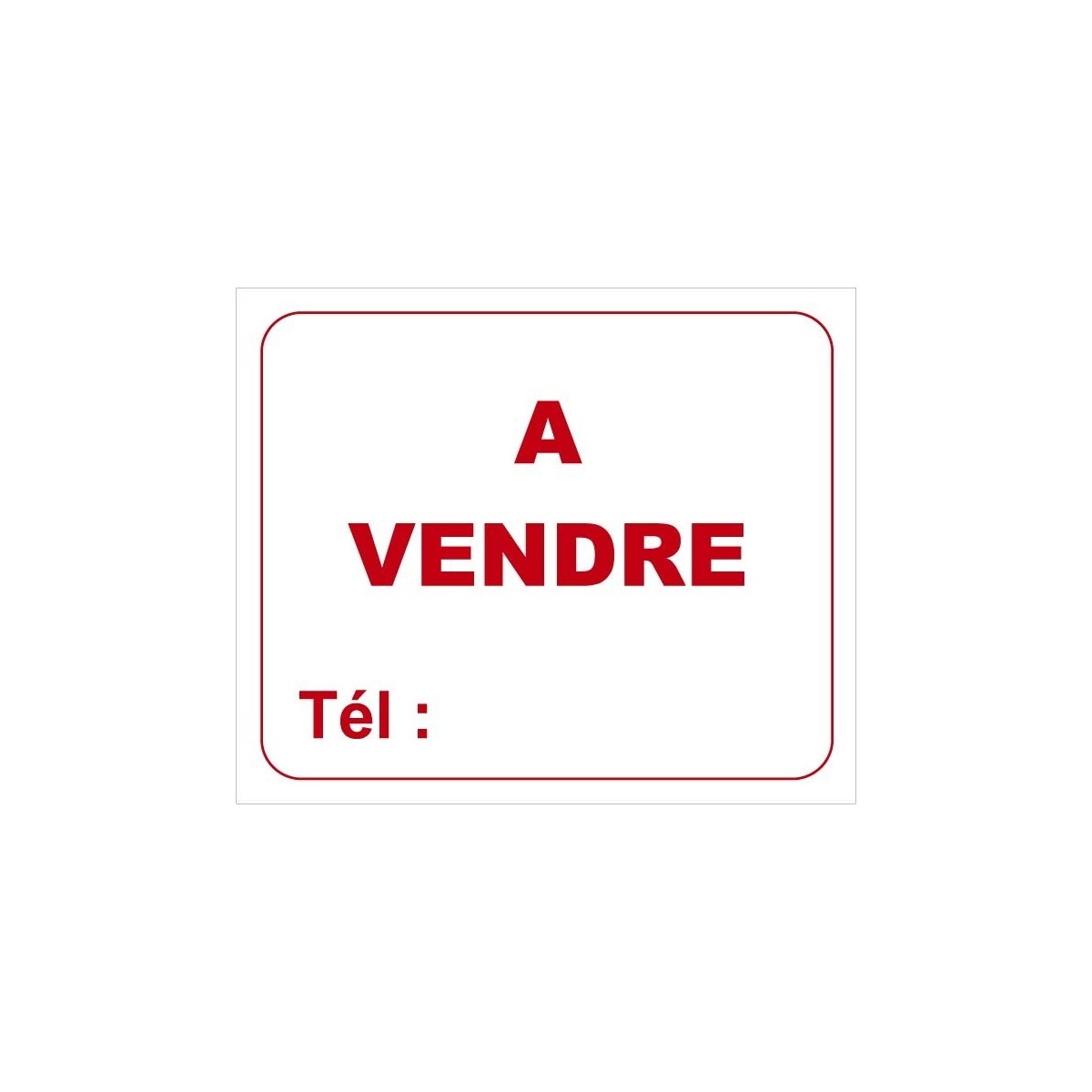 Panneau à vendre ou à louer et numéro de téléphone