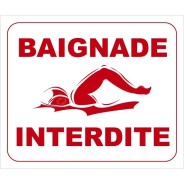 Panneau d'interdiction - Signalétique extérieure