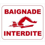 Panneau d'interdiction - Signalétique extérieure