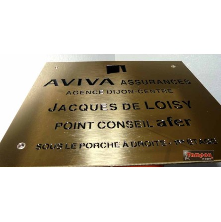 GRAVURE LAITON 30x25cm GRAVURE LAITON 30x25cm