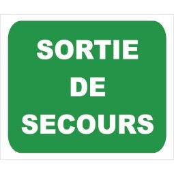 Panneaux Issue de secours - Signalétique extérieure