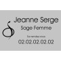 Plaque Professionnelle Sage Femme