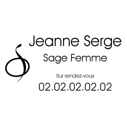 Plaque Professionnelle Sage Femme