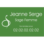 Plaque Professionnelle Sage Femme