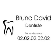 Plaque Professionnelle Dentiste