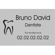 Plaque Professionnelle Dentiste