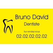 Plaque Professionnelle Dentiste