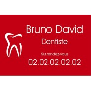 Plaque Professionnelle Dentiste