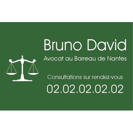 Plaque Professionnelle Avocat Plaque Professionnelle Avocat