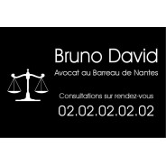 Plaque Professionnelle Avocat