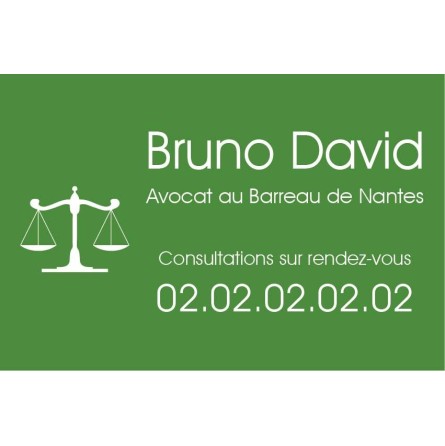 Plaque Professionnelle Avocat Plaque Professionnelle Avocat