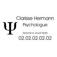 Plaque Professionnelle Psychologue