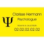 Plaque Professionnelle Psychologue