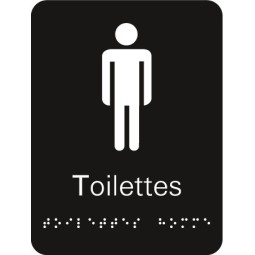 Plaque signalétique Toilettes Homme