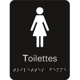 Plaque signalétique Toilettes Femme