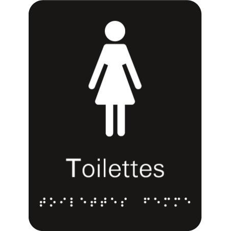 Plaque signalétique Toilettes Femme