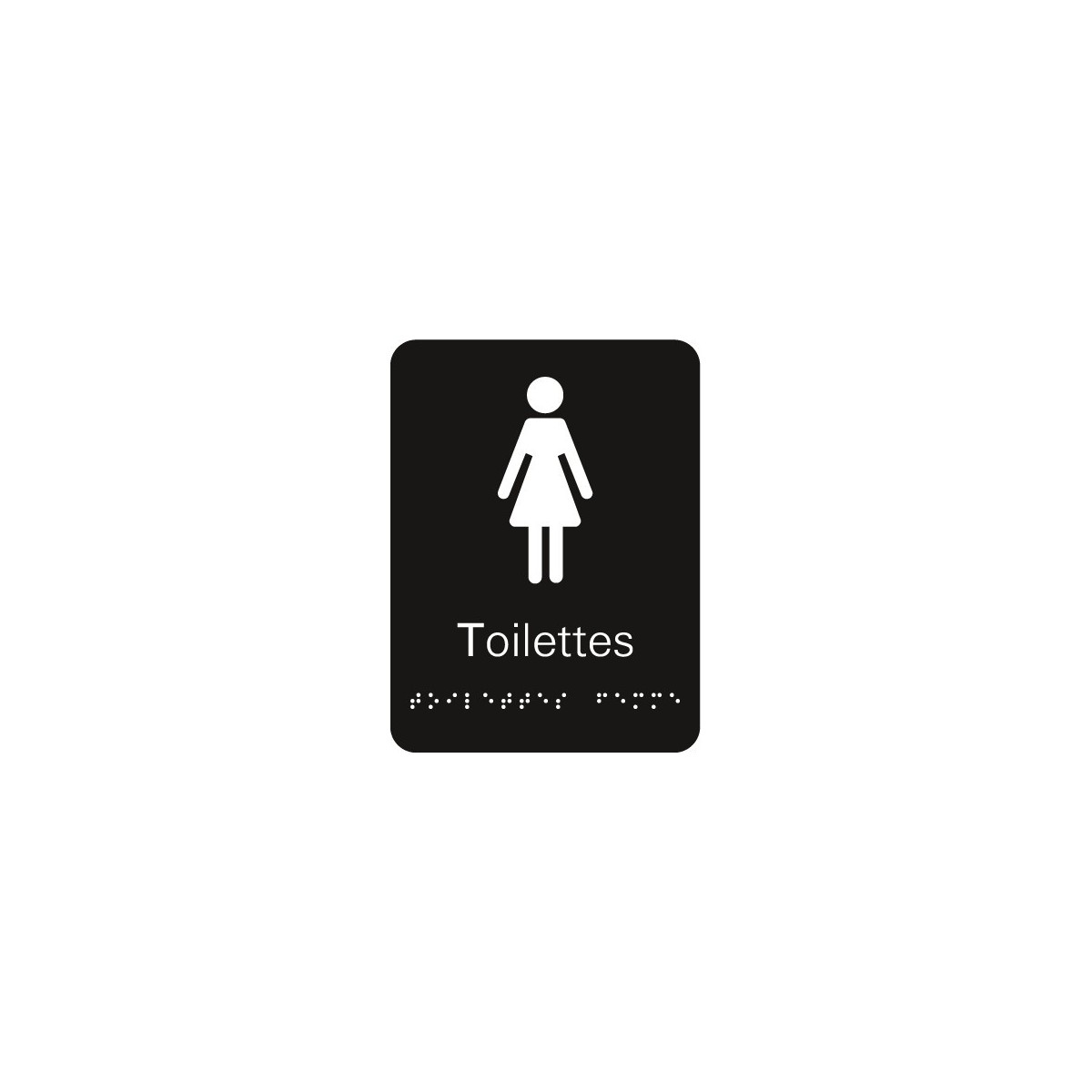 Plaque signalétique Toilettes Femme