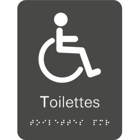 Plaque signalétique Toilettes Handicapés