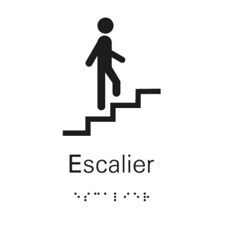 Plaque signalétique Escalier