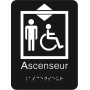 Plaque signalétique Ascenseur Handicapé