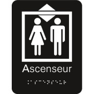 Plaque signalétique Ascenseur