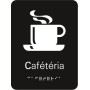 Plaque signalétique Caféteria