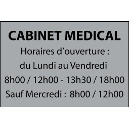 Plaque PVC gravée 30x20cm