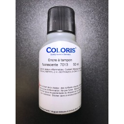 Encreur Tampon Bois encre spéciale Fluorescente