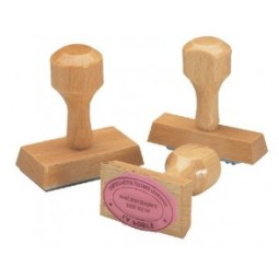 Tampon bois carré 5x5cm