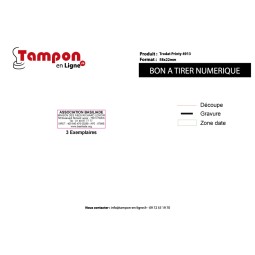 3 TamponsTrodat Printy 4913...